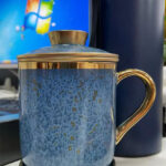 Floating Jade Steep Tea Mug with Infuser and Coaster 13.5 OZ photo review