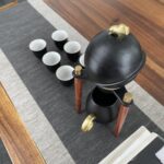 Automatic Lazy Ceramic Gongfu Tea Set Free Customized photo review