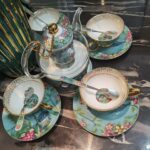 Blue Bird English Tea Set Bone China Coffee Set photo review