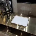 Golden Tea Tray Rectangle Decorative Tray photo review