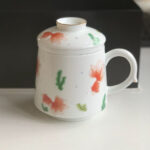 White Porcelain Steep Tea Mug with Infuser and Lid 12 OZ photo review