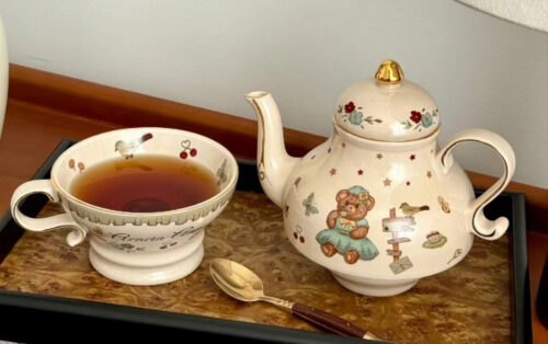 Bear Tea for One Set Porcelain Teapot Set photo review
