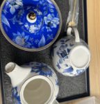 Blue Peony Tea for One Set Porcelain Teapot photo review
