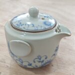 Vintage Chinese Travel Tea Set Blue and White photo review
