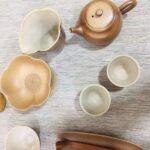 Rustic Pottery Chinese Tea Set with Wood-Fired Brown Glaze photo review