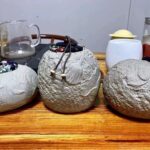 Japanese Round Tea Caddy Loose Tea Tin Storage Canister photo review