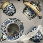 Classic Blue and White Japanese Tea Set with Tray photo review