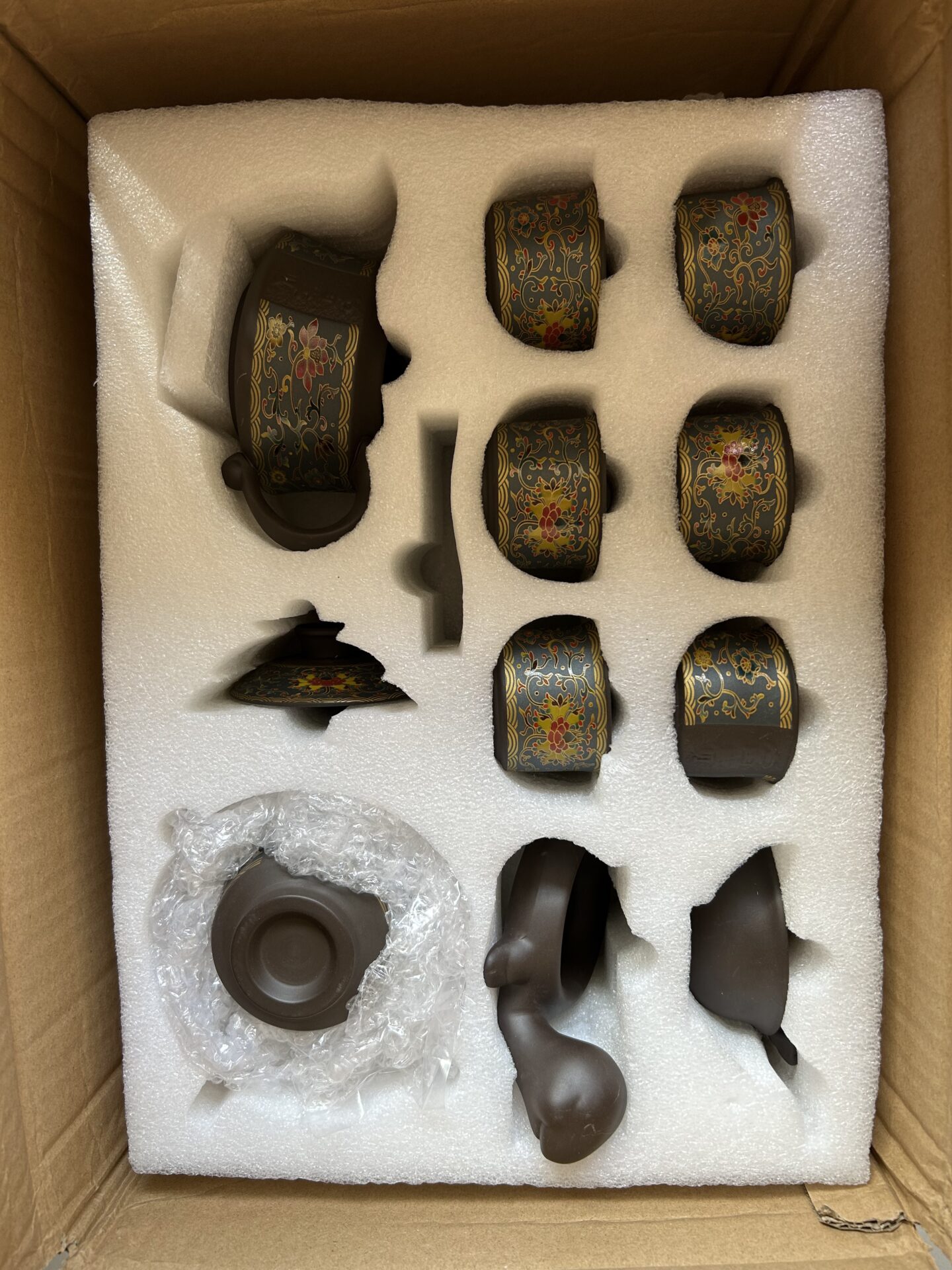 Click to view full screen Fugui Chinese Yixing Tea Set for Gongfu Tea photo review
