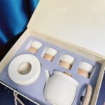 White Japanese Porcelain Tea Set with Warmer photo review