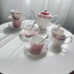 Modern English Tea Set Porcelain Teapot Set for 4 photo review