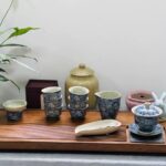 Vintage Chinese Gongfu Tea Set Porcelain Blue and White photo review