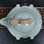 Blue Sky Chinese Teapot Ceramic with Ruyi Handle 7.4 Oz photo review