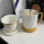 Auspicious Steep Tea Mug with Infuser and Lid 15 OZ Customized photo review