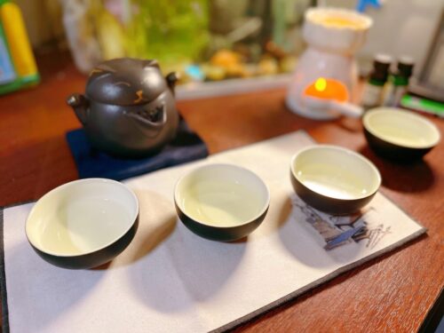Cat Chinese Travel Tea Set Portable Free Customized photo review