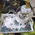 Jungle European Tea Set Bone China for Afternoon photo review
