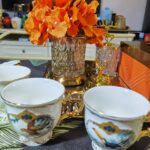 Jungle English Herbal Tea Set Porcelain with Warmer photo review