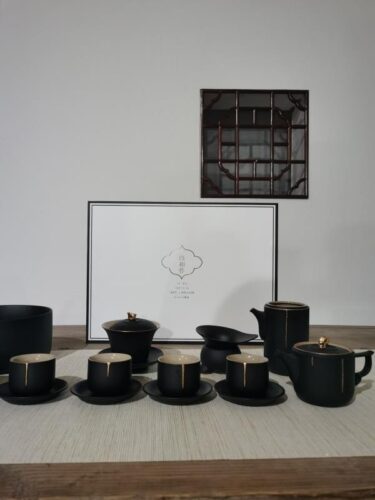 Complete Pottery Chinese Gongfu Tea Set Modern photo review