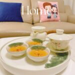 Lotus Japanese Porcelain Tea Set with Tray photo review