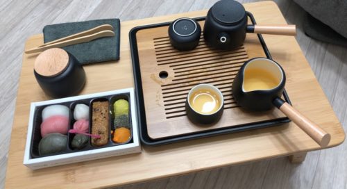 Black Pottery Japanese Gongfu Tea Set Free Customized photo review