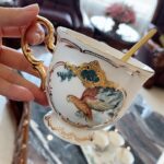 Jungle European Tea Set Bone China for Afternoon photo review