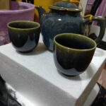 Kiln Change Chinese Gongfu Teapot Set Porcelain photo review