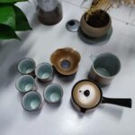 Yellow Lotus Japanese Gongfu Tea Set with Tray photo review