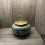 Green Tea Caddy Ceramic Loose Tea Tin photo review