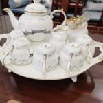 Hand-painted Tea Service Set Bone China Teapot Set photo review