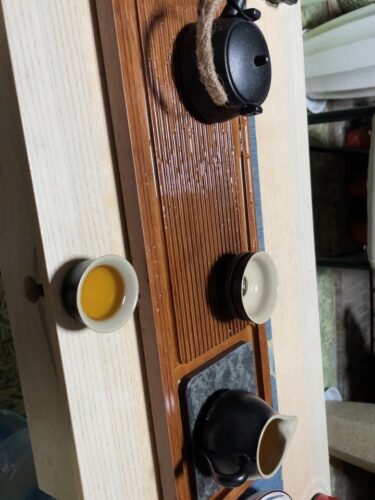 Hard Bamboo Gongfu Tea Tray with Drain photo review