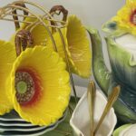 Floral Enamel English Tea Set Porcelain Teapot Set photo review
