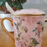 Bird Bone China Mug with Lid photo review