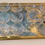 Flow Golden Tea Tray Glass Fruit Plate photo review