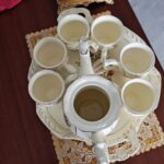 8-Piece Luxury English Tea Set Porcelain British Teapot Set photo review