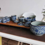 Jingdezhen Chinese Gongfu Tea Set Blue and White photo review