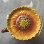 Sunflower Mug with Lid Hand-painted Ceramic Cup photo review