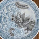Jingdezhen Chinese Dragon Gaiwan Tea Set Porcelain photo review