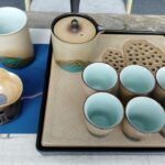 Yellow Lotus Japanese Gongfu Tea Set with Tray photo review