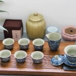 Vintage Chinese Gongfu Tea Set Porcelain Blue and White photo review