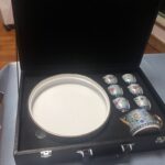 Enamel Chinese Kung Fu Tea Set with Tray photo review