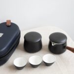 Upscale Japanese Travel Tea Set Ceramic photo review