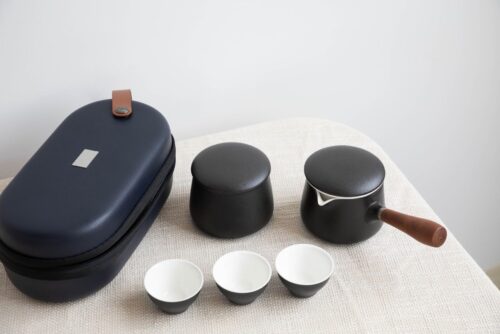 Upscale Japanese Travel Tea Set Ceramic photo review