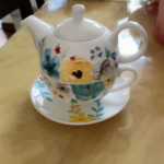 Flower Tea Set for One Porcelain photo review