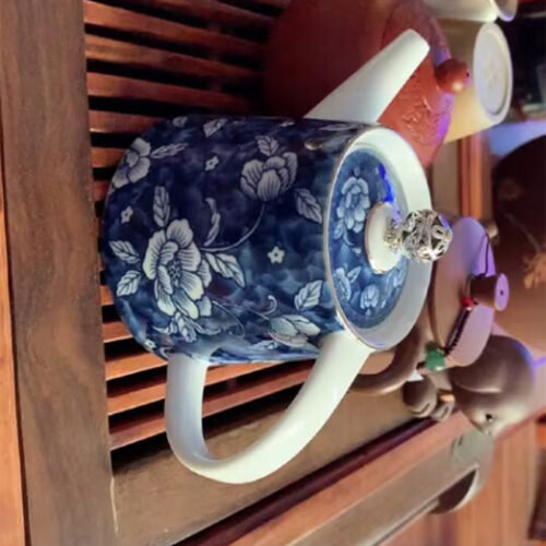 Blue and White Chinese Teapot Porcelain photo review