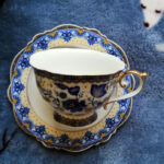 Vintage Blue White Cup and Saucer Porcelain photo review