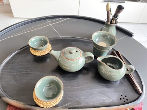 Celadon Chinese Gongfu Tea Set Porcelain photo review