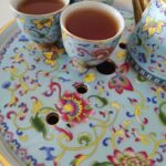 Enamel Chinese Kung Fu Tea Set with Tray photo review