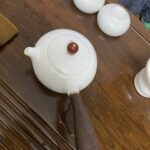 Pure White Japanese Tea Set Porcelain Teapot Set photo review