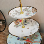 3-Tier Phoenix Serving Stand Bone China Food Tray photo review
