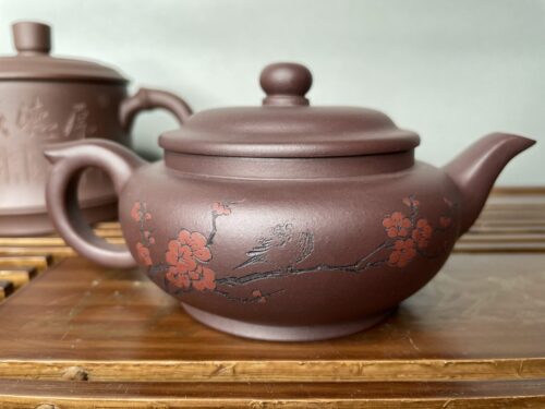 Pure Chinese Bian Fu Yixing Teapot with Cups 7.8 Oz 5 Pieces photo review