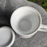 White Porcelain Steep Tea Mug with Infuser and Lid 12 OZ photo review
